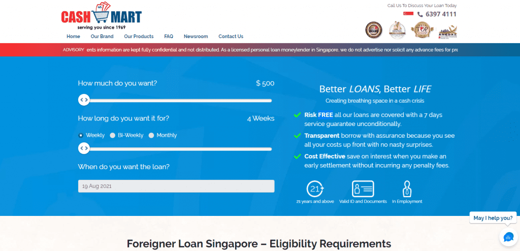 Cash-mart-foreigner-loans-singapore