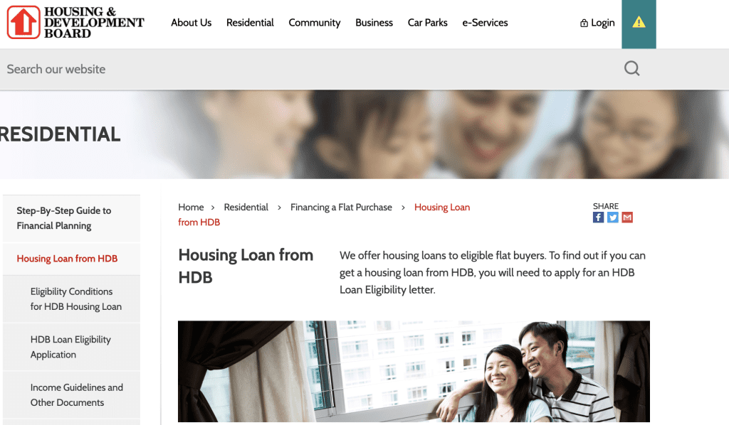 Housing loan in Singapore - HDB Loan
