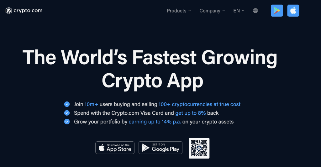 Crypto exchange in Singapore - Crypto.com