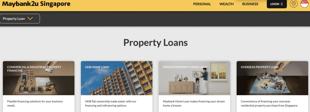 Housing loan in Singapore - Maybank Property Loan