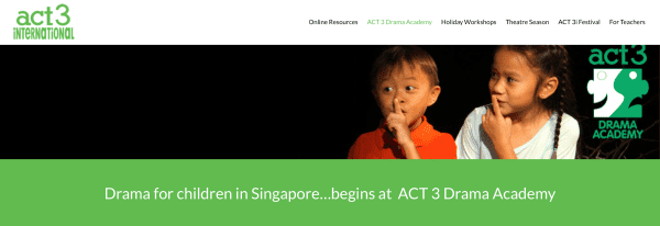 speech and drama classes in Singapore