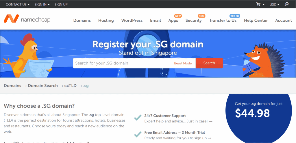 10 Best Domain Registrar in Singapore to Register Your Internet Domain [[year]] 9