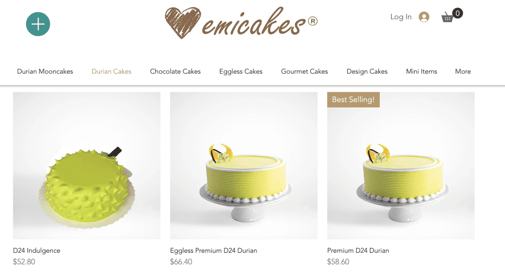 Durian Cake Singapore - Emi Cakes