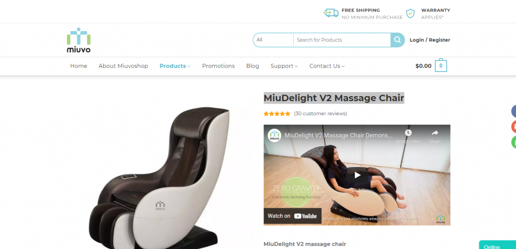 Miuvo-best-massage-chair-sg