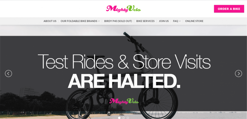 Mighty velo online online store