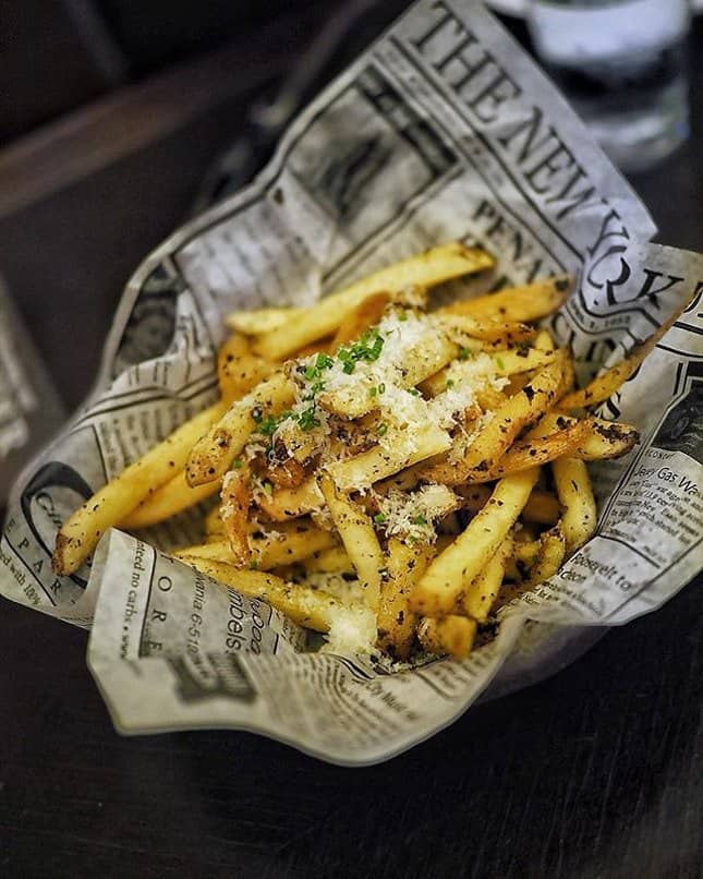 10 Best Truffle Fries in Singapore (Opus Bar & Grill)