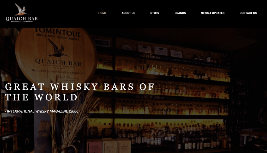 Whisky Bar Singapore - Quaich Bar