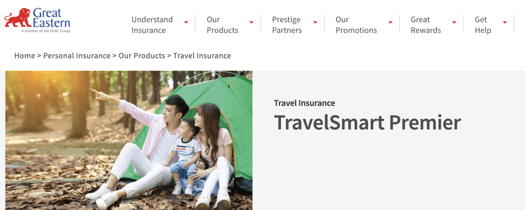 Travel Insurance Singapore - Great Eastern TravelSmart Premier