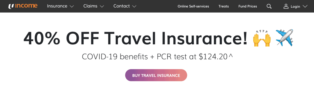 Travel Insurance Singapore - Income Travel Insurance