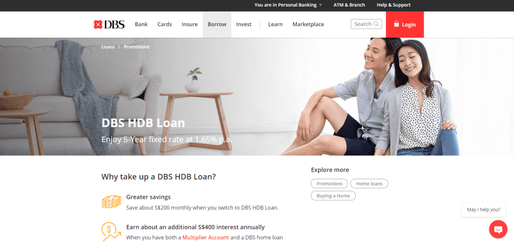dbs mortgage loan in singapore