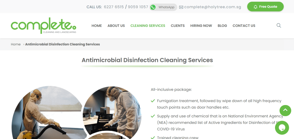 10 Best Disinfection Service in Singapore to Eradicate Viruses [[year]] 9