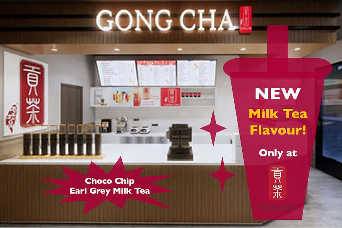 Gong Cha's New Chocolate Chip Earl Grey Milk Tea! (January 11, 2022
