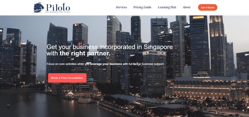 best company incorporation services in Singapore
