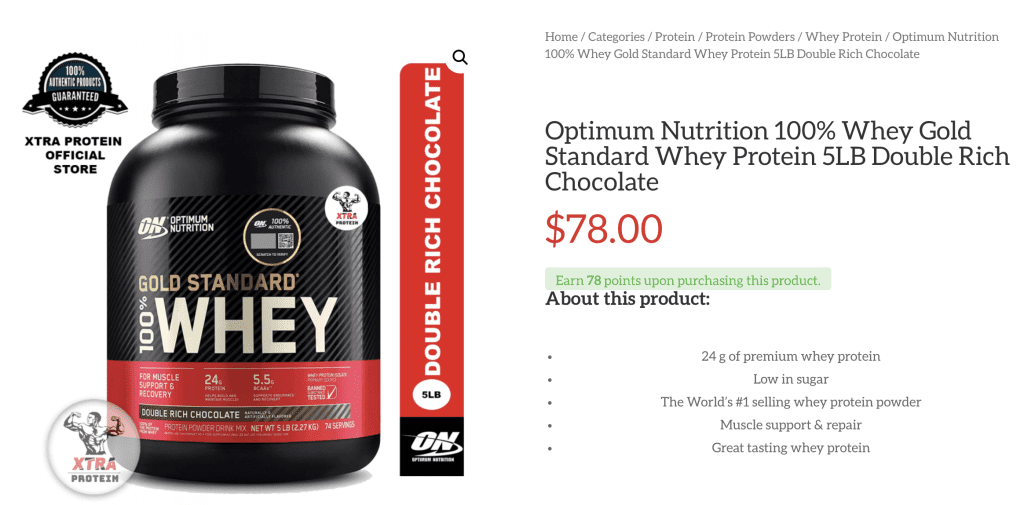 Whey protein Singapore - Optimum Nutrition