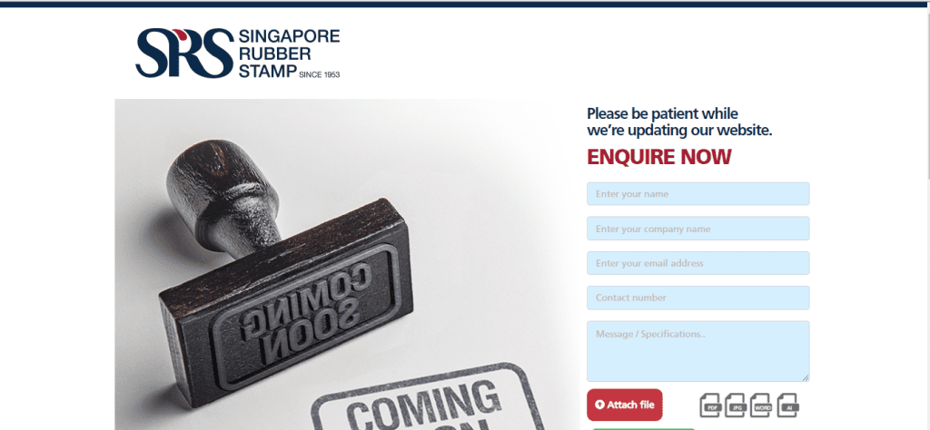 Rubber Stamp Maker Company in Singapore — AlphahyTech