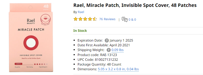 best pimple patch in singapore_rael