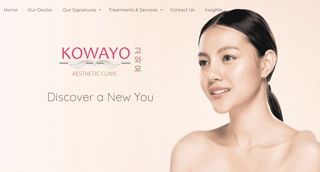 Chin fillers in Singapore - Kowayo Aesthetic Clinic