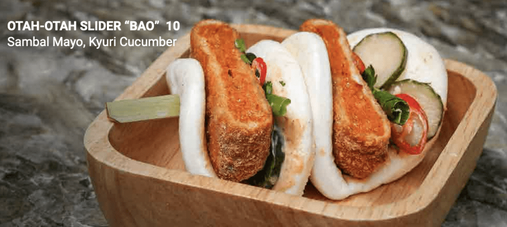 Fusion Food in Singapore - Perch Otah Otah Slider 