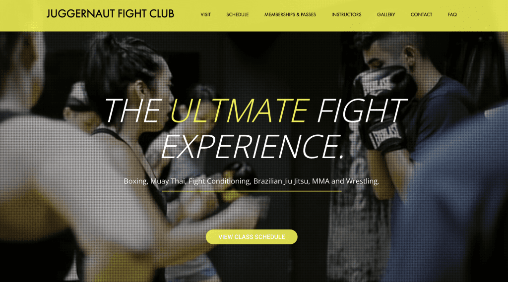 MMA in Singapore - Juggernaut Fight Club