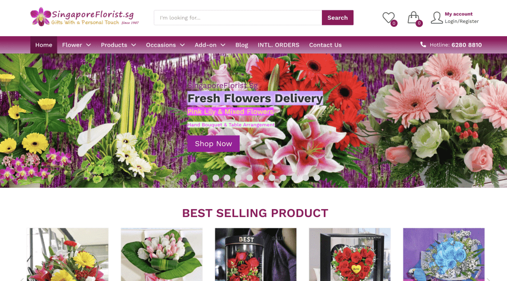 Grand opening flower stand in Singapore - Singapore Florist