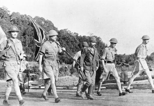 british surrender to the japanese