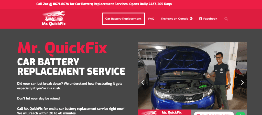 best car battery replacement in singapore_quickfix