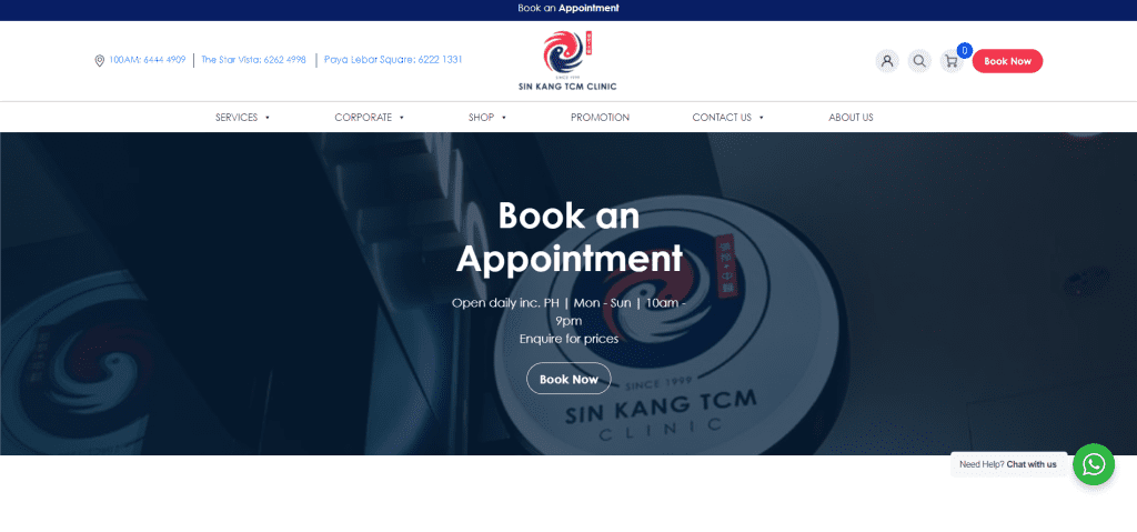 best fertility clinic in singapore_sin kang tcm clinic