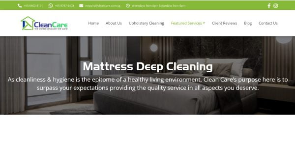 11 Best Companies for Mattress Cleaning in Singapore to Keep Your Mattress Sparkling Clean [[year]] 1
