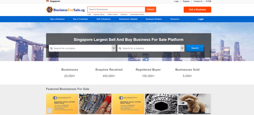 buy a business in singapore