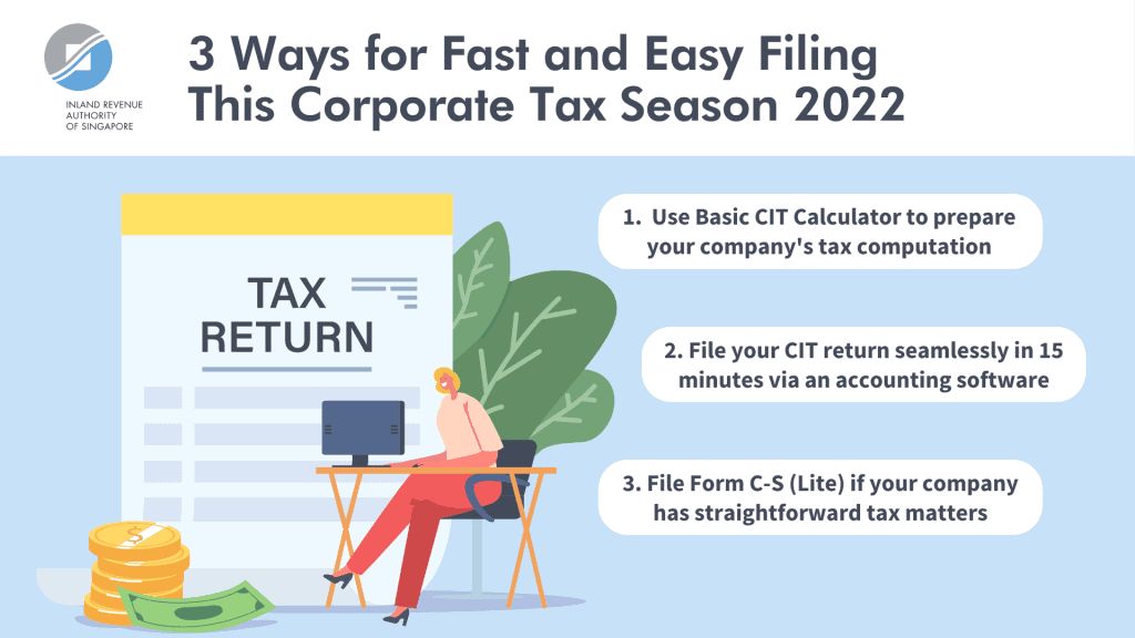 Tips for Corporate Tax Season by IRAS 2022