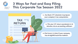 3 Ways for Fast and Easy Filing This Corporate Tax Season 2022