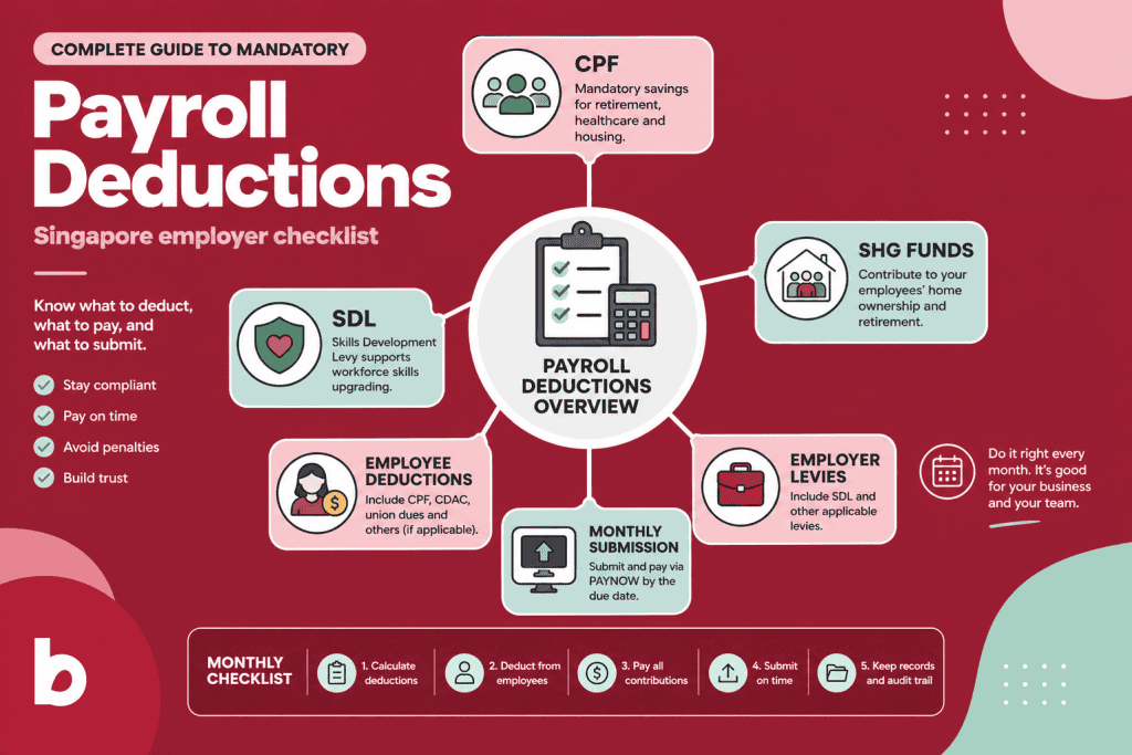 Complete Guide to Mandatory Payroll Deductions for Singapore Employers feature image