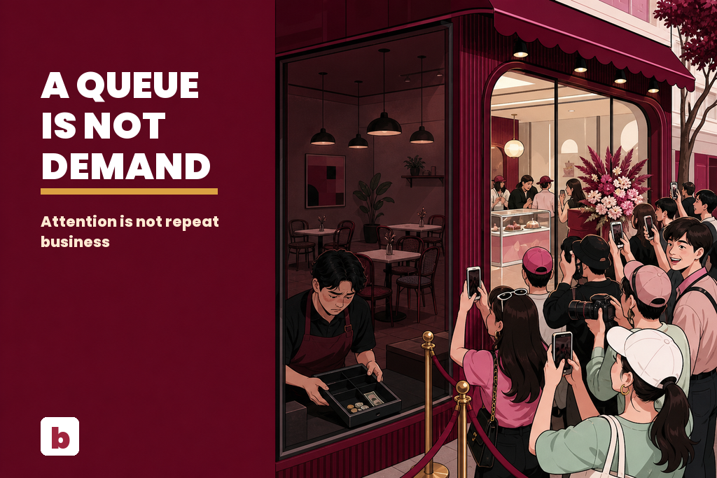 A Queue Is Not Demand: Why Singapore Businesses Confuse Launch Hype With A Real Market feature image