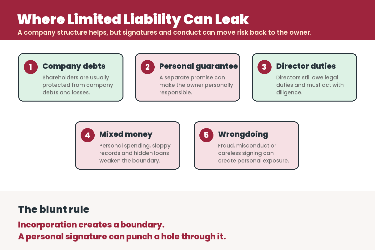 Infographic for Your Company Is Limited Liability. You May Not Be.