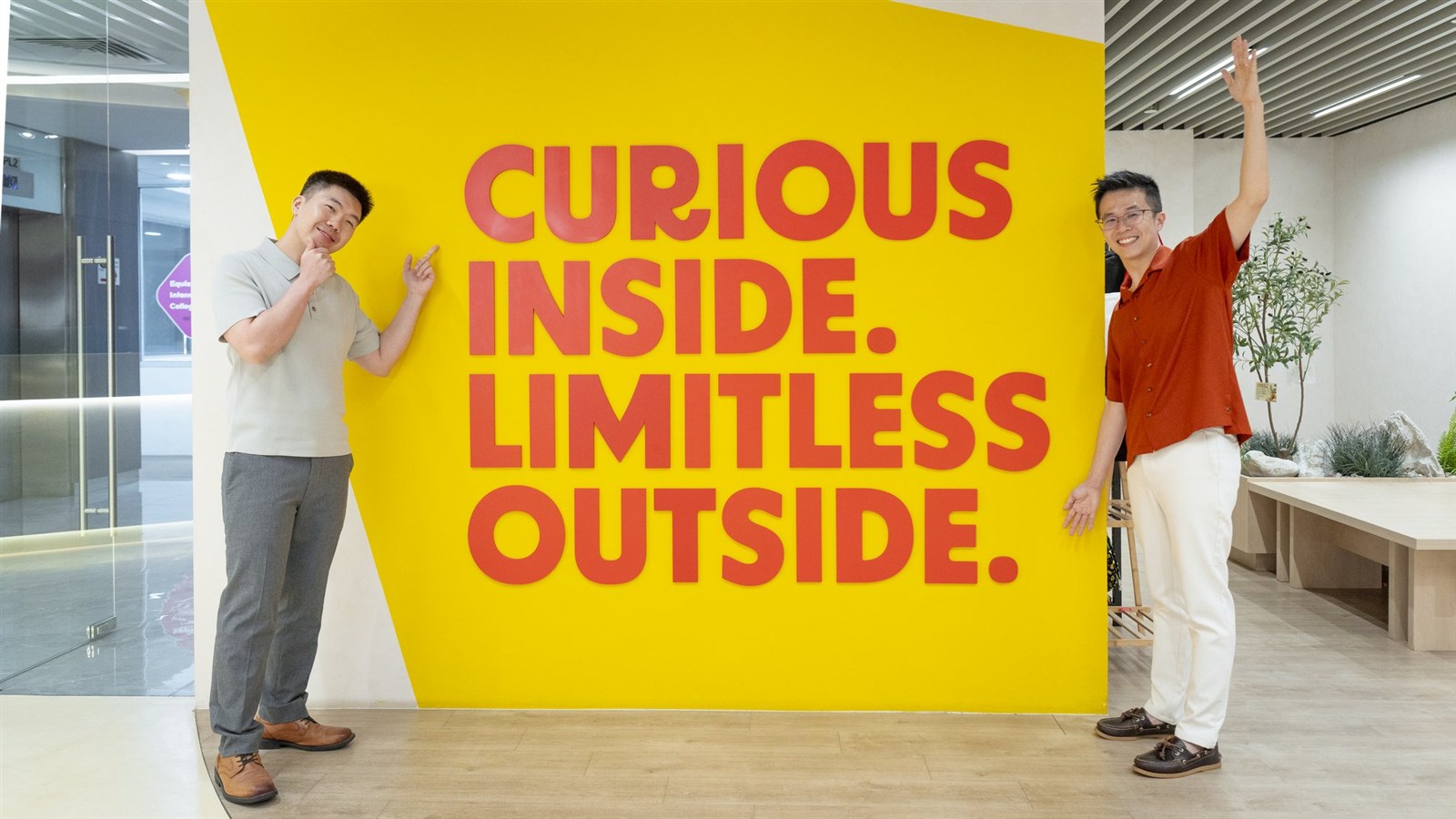 The Pique Lab co-founders at the GR.iD Mall campus